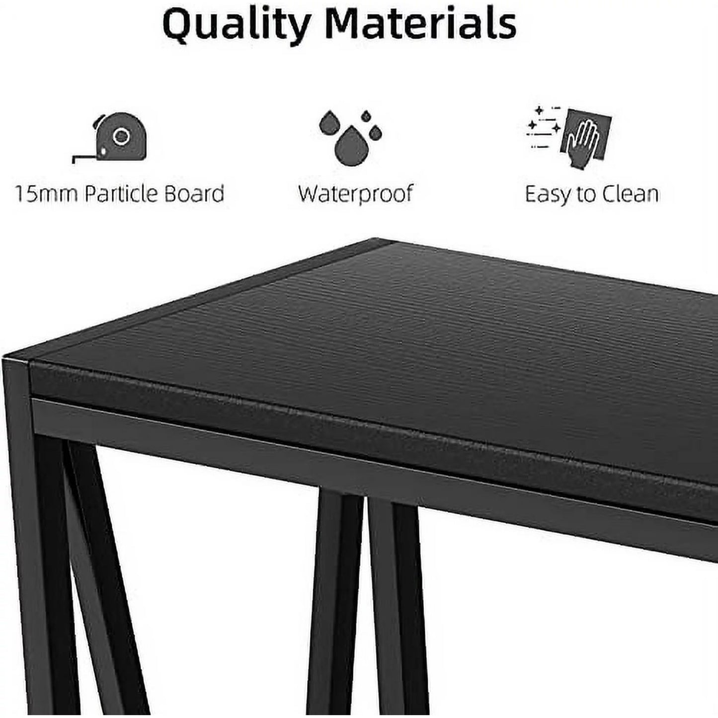 2 tier narrow Console Sofa Side Table for Entryway, Hallway Living Room office/home