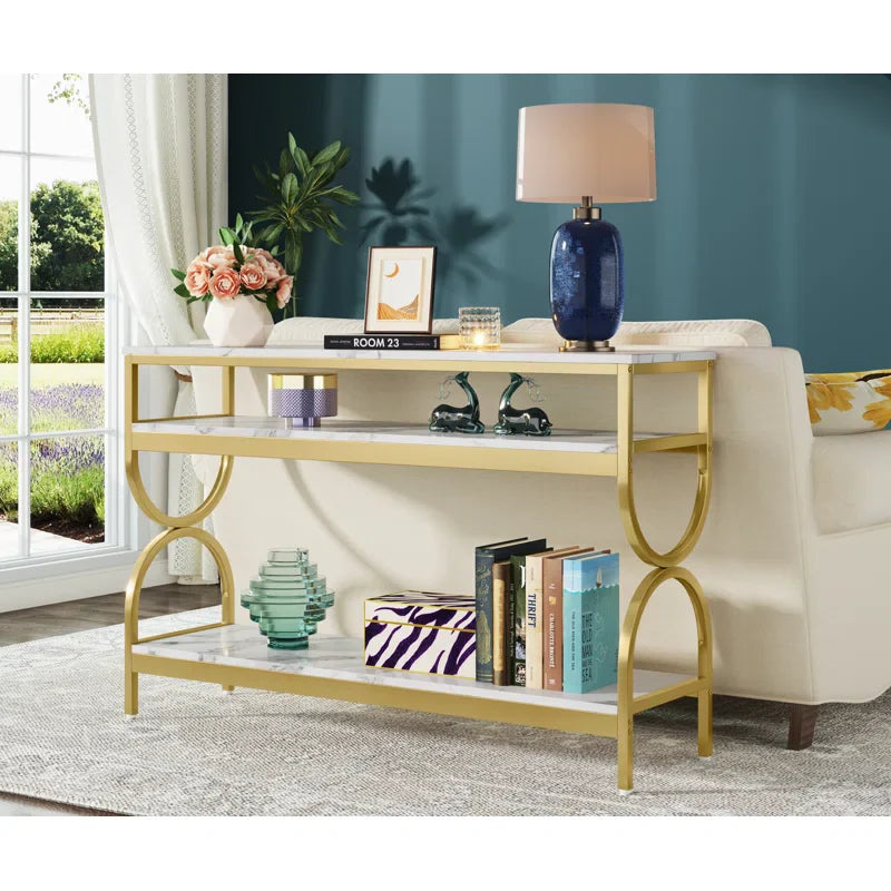 3 Tier Console Table for Entryway, Hallway, living room and office