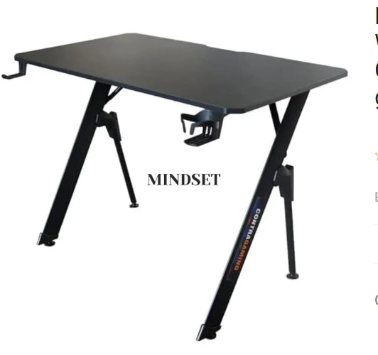 PC Gaming desk, Gaming Table, office Workstation, Stable and sturdy, Desktop Computer Table, Table Office Wooden, PC gaming Iron Table, home & Office Desk