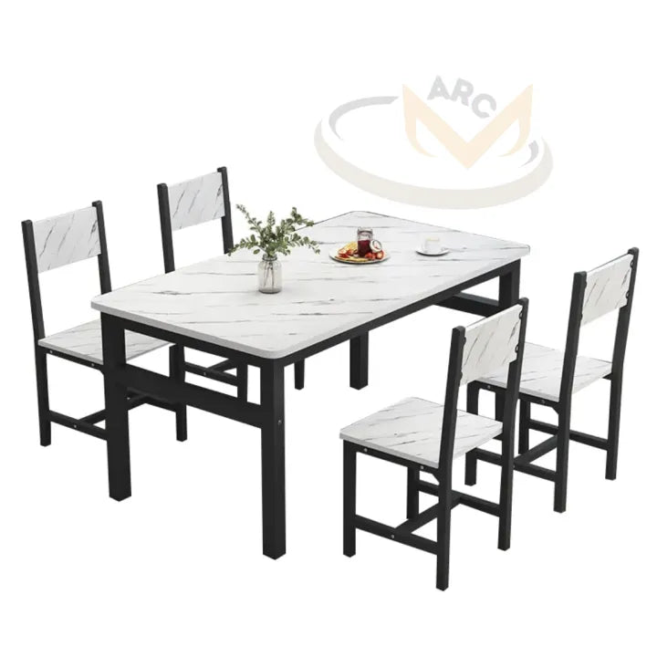 Dining Table 4 Seater, rectangular simple table and chair, Modern Dining room Sets for Home & Kitchen, Dining set