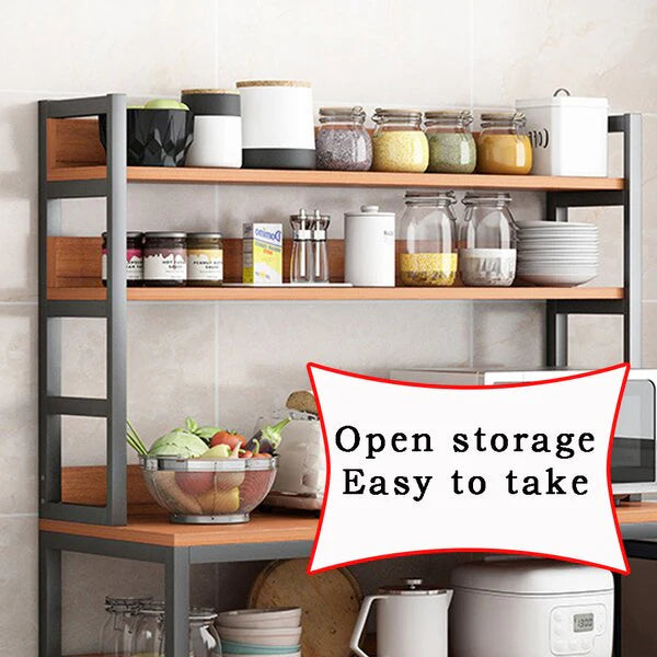 Versatile 5-Tier Bakers Organizer Rack - Perfect for Home Baking Storage