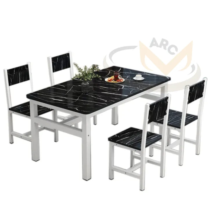 Dining Table 4 Seater, rectangular simple table and chair, Modern Dining room Sets for Home & Kitchen, Dining set