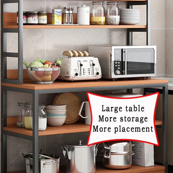 Versatile 5-Tier Bakers Organizer Rack - Perfect for Home Baking Storage