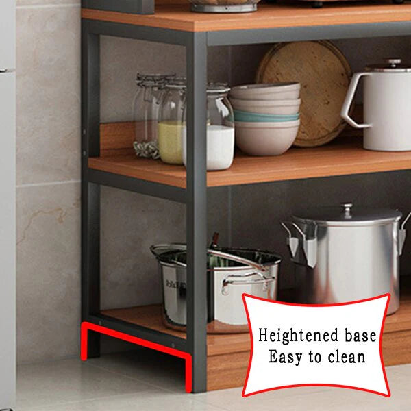 Versatile 5-Tier Bakers Organizer Rack - Perfect for Home Baking Storage