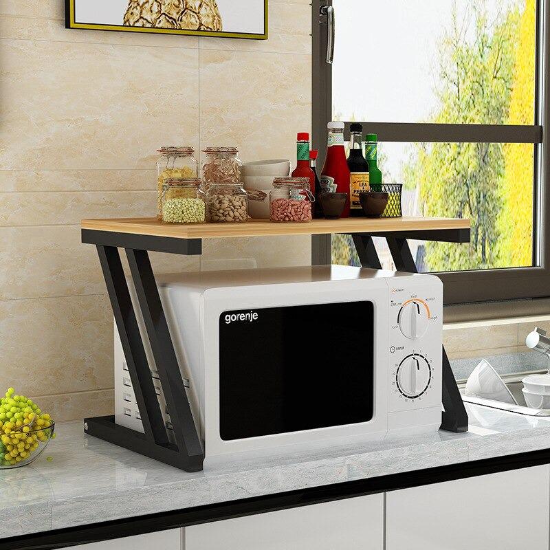 Multifunctional Microwave Shelf | Space-Saving Countertop Storage Rack | Kitchen Organizer with Extra Top Shelf