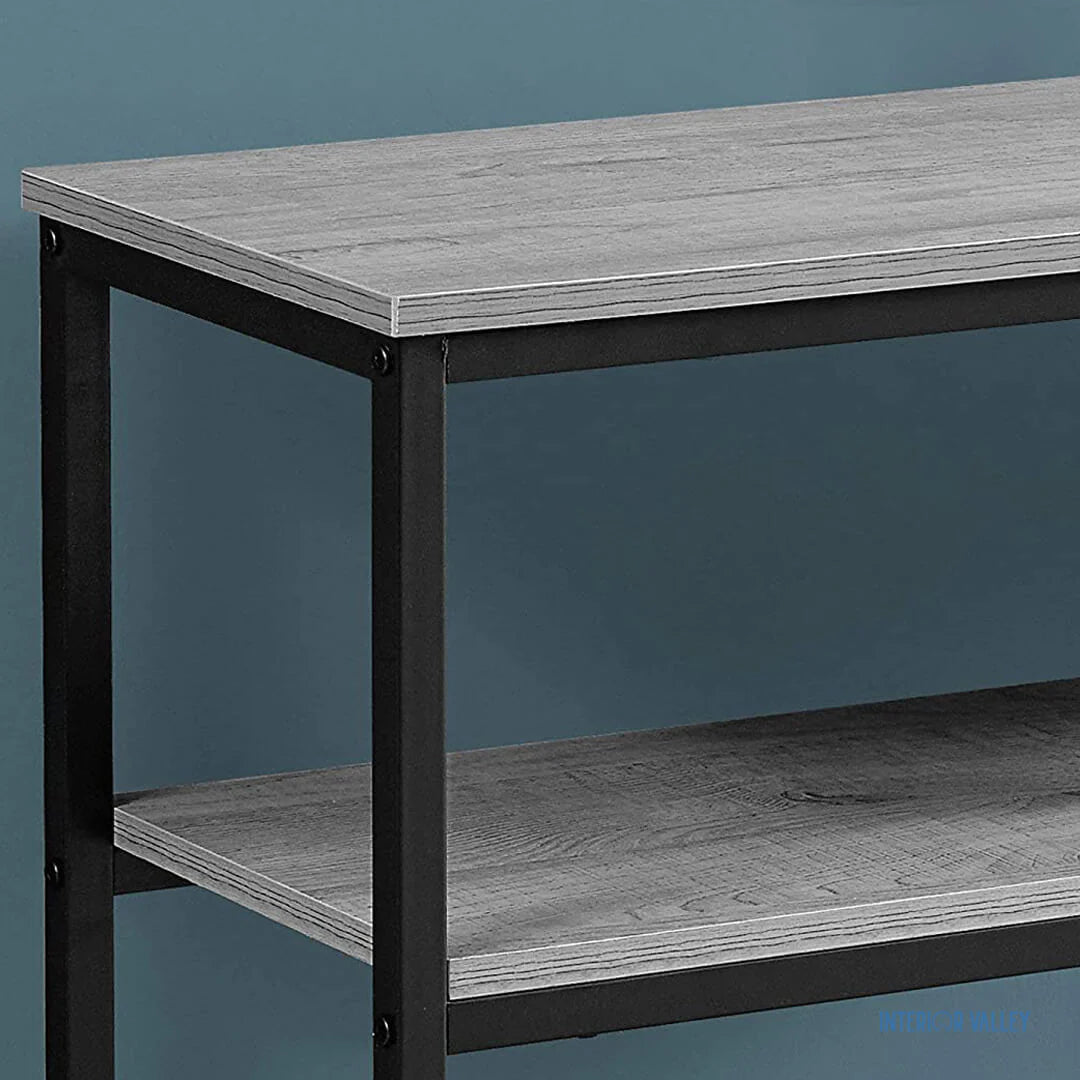 2-Tier Slim Console Table - Stylish Entryway Table with Open Storage Shelf| Console tables