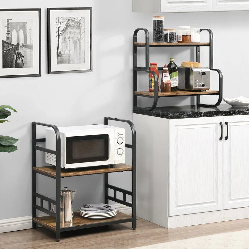 Two Way In Bakers Rack - Versatile 4-Tier Organizer for Kitchen Storage and Baking Supplies